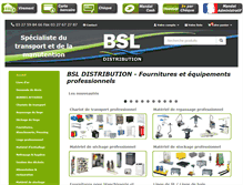 Tablet Screenshot of distri-chariot.com